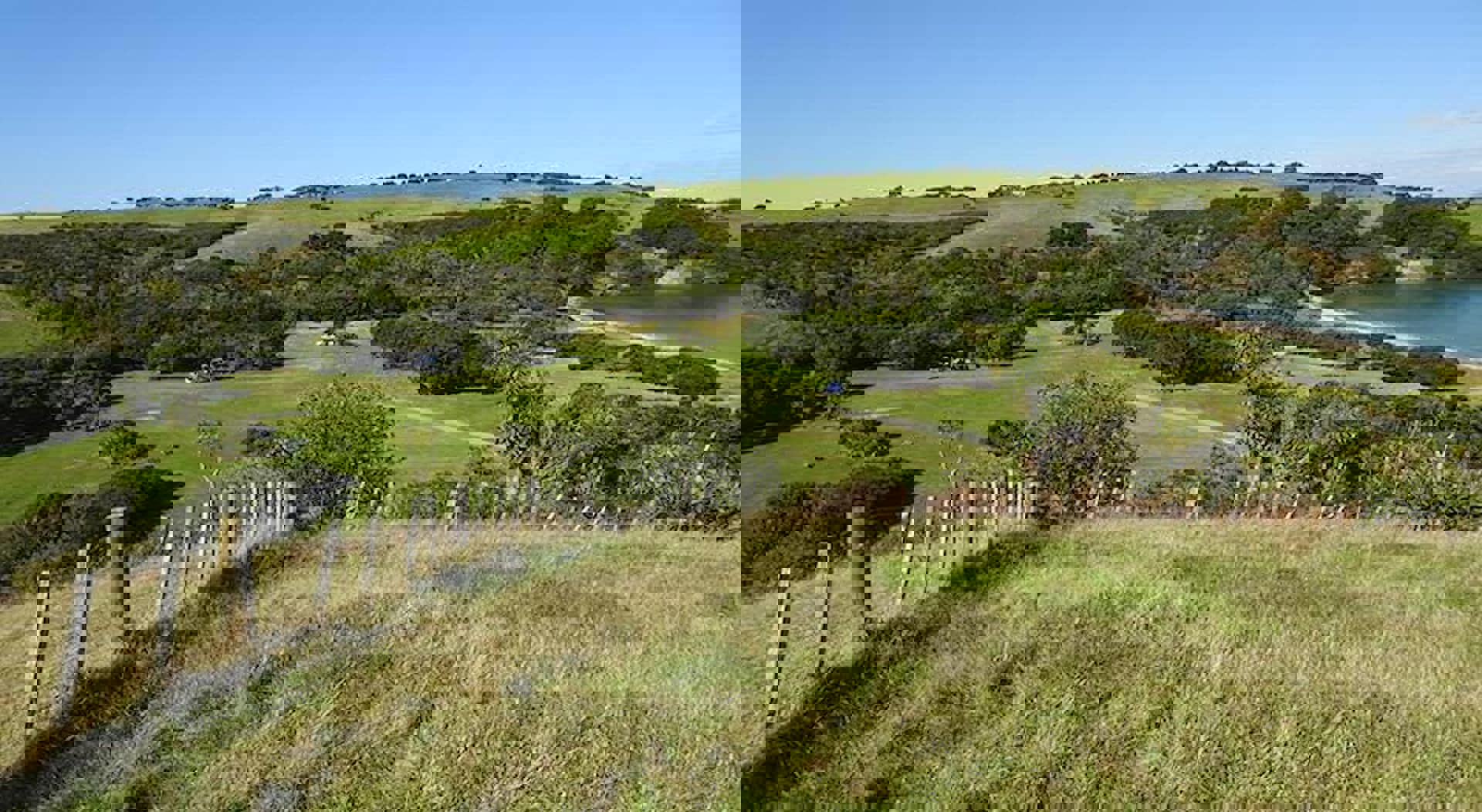 Te Haruhi Bay campground at Shakespear Regional Park