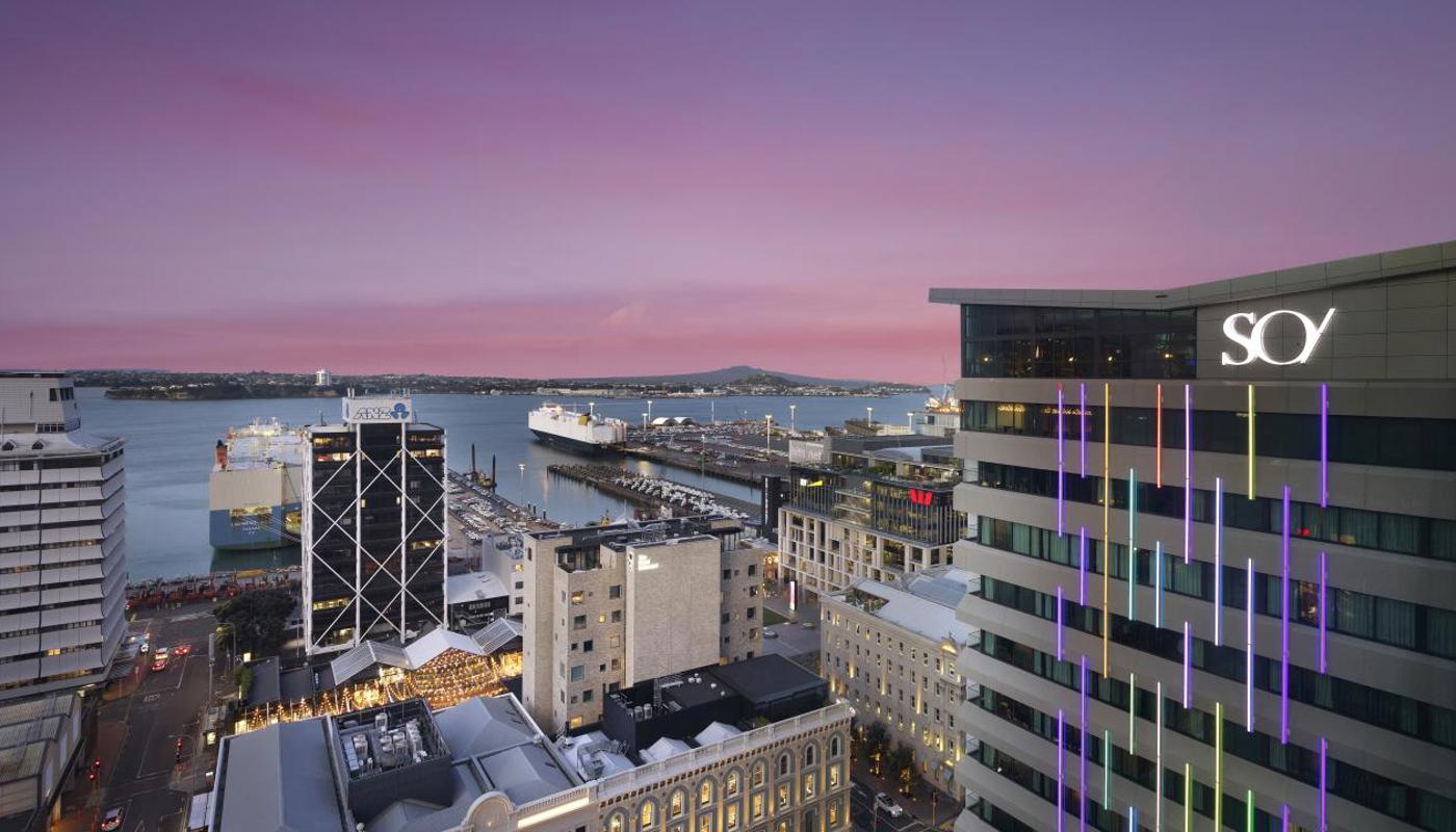 Hotel Exterior Sunset