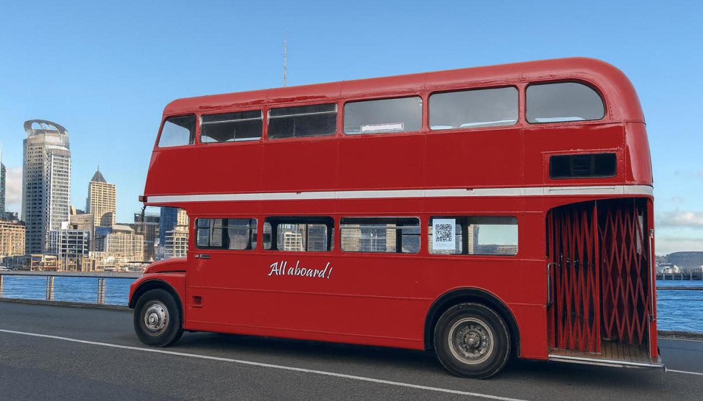 Vintage London Routemaster Double Decker Auckland