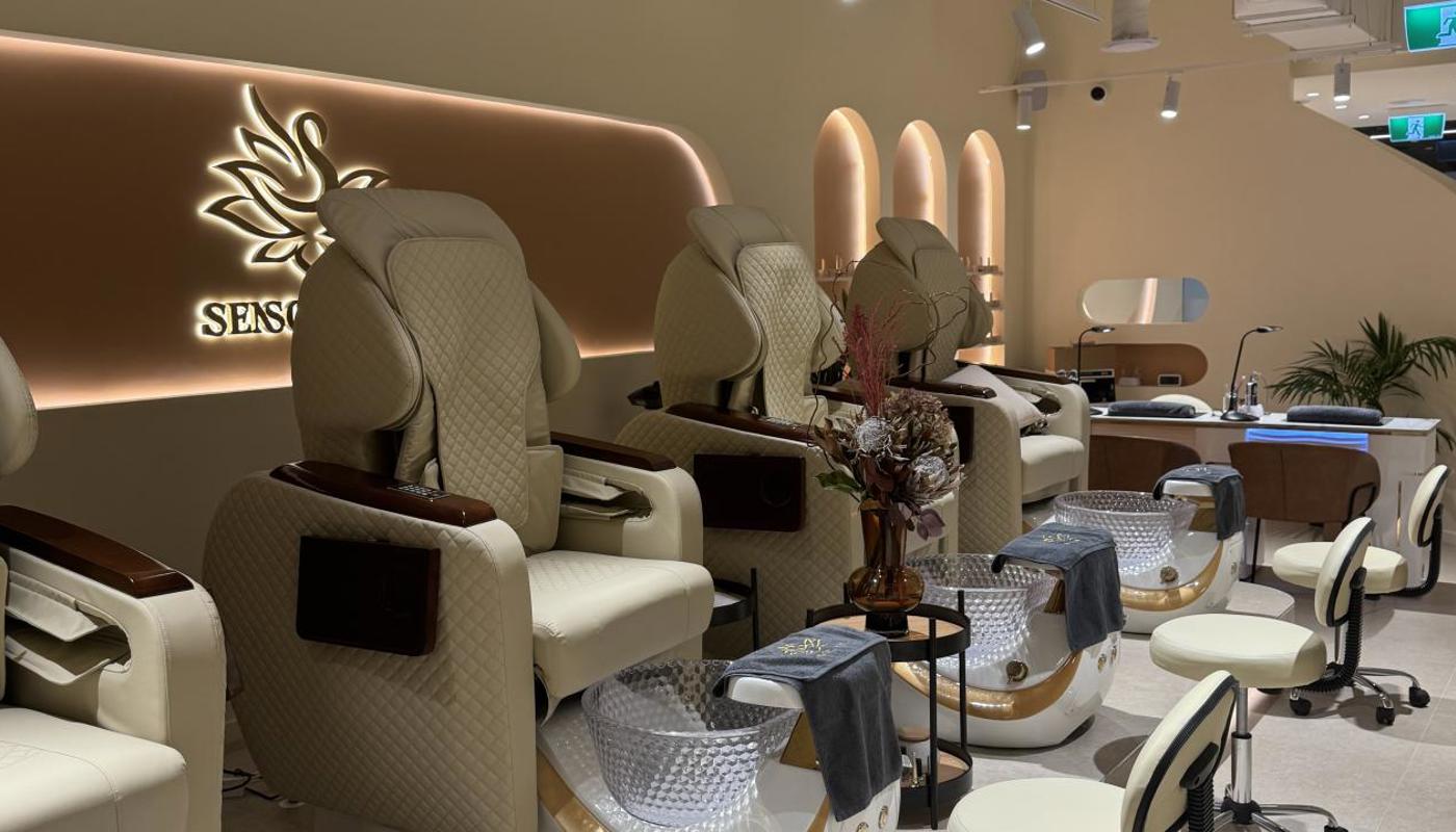 Indulge in luxury manicure and pedicure rituals, blending care, comfort, and elegance