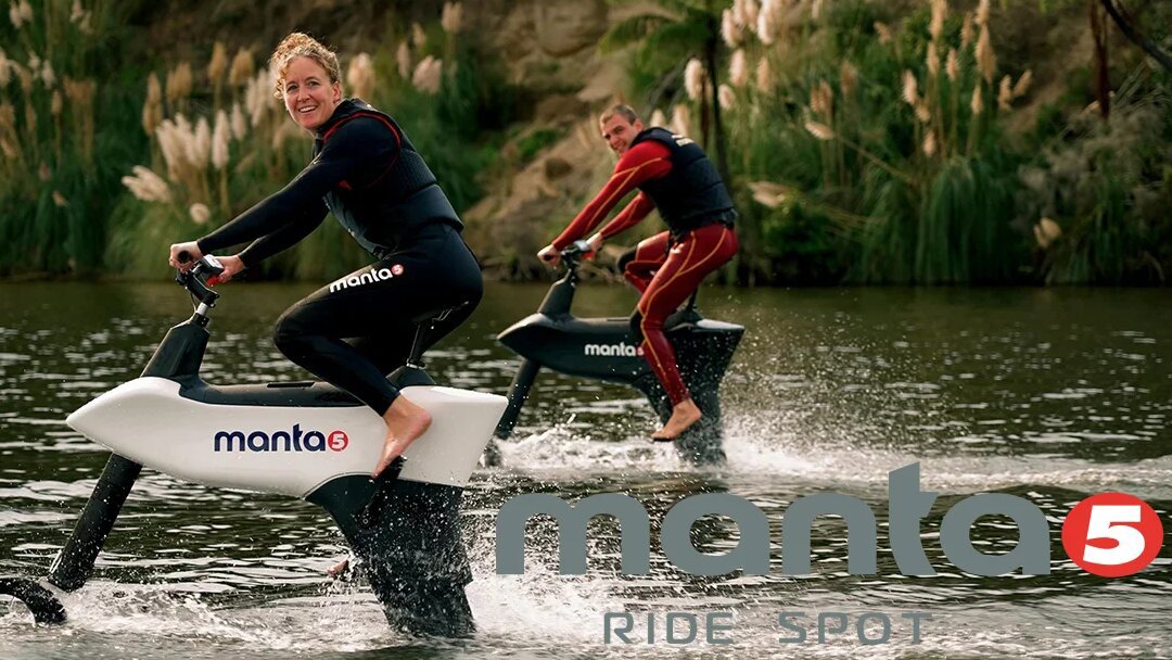 Manta5 Ride Spot Hydrofoiler Bike Experience