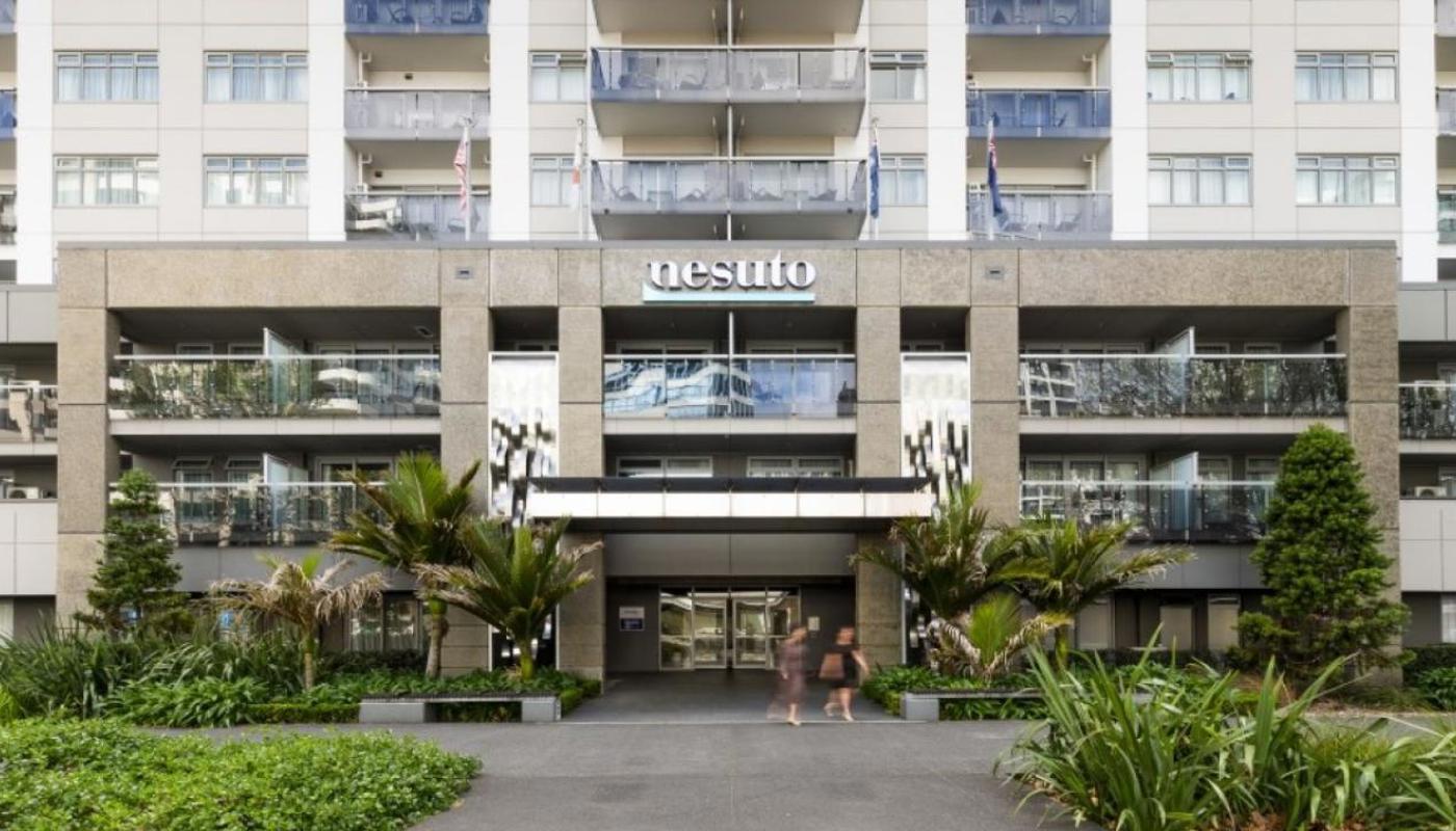 Nesuto Stadium Building Facade