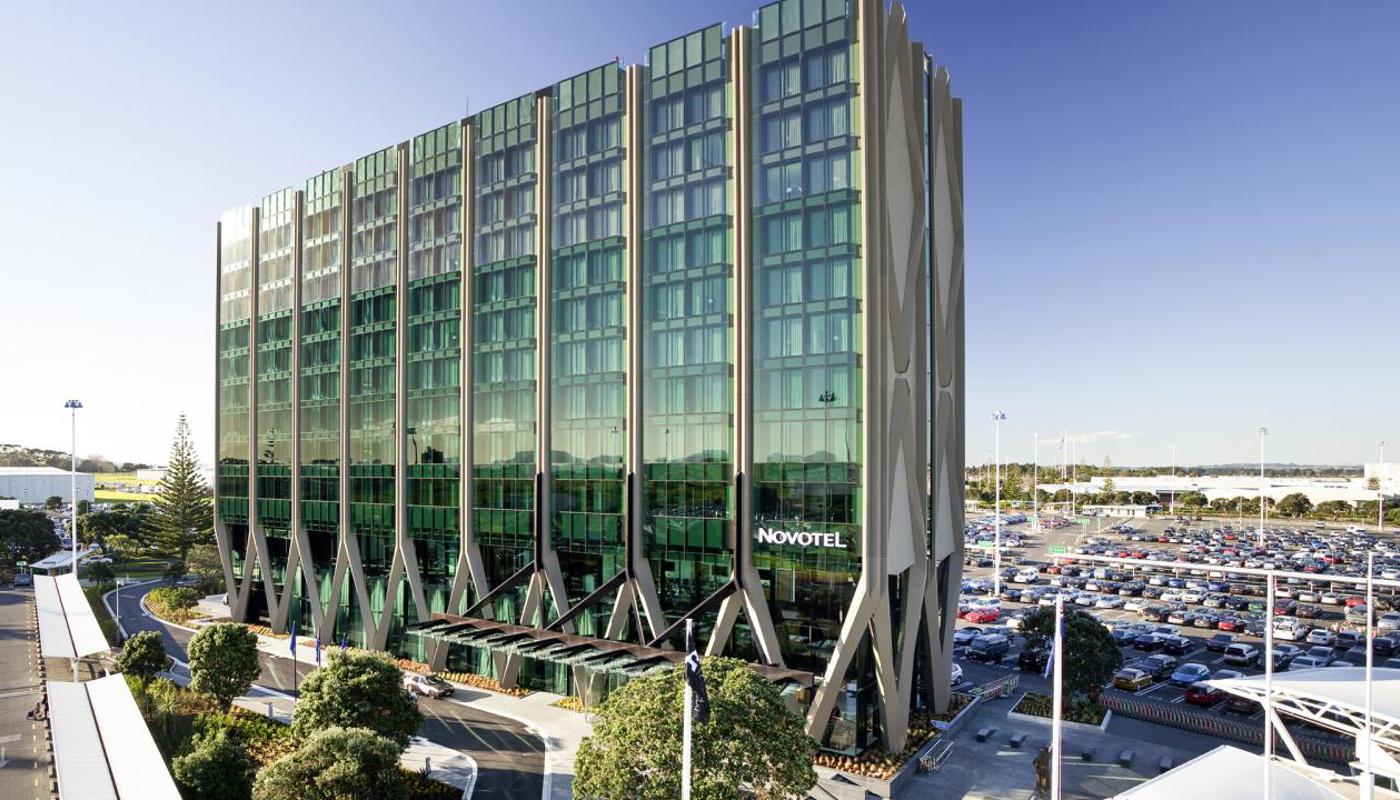 Walk from Auckland International Airport Terminal.